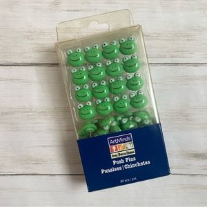 NIB Frog Push Pins